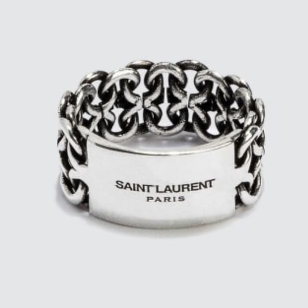 생로랑 체인 반지 Saint Laurent