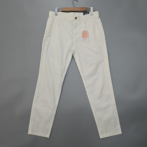 새제품)폴햄(POLHAM) 슬림핏 코튼 스판 팬츠 31