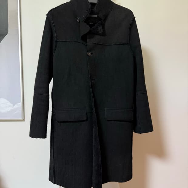 램 무스탕 코트