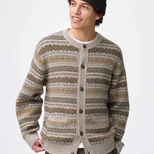 GU 페어아일 가디건 xl