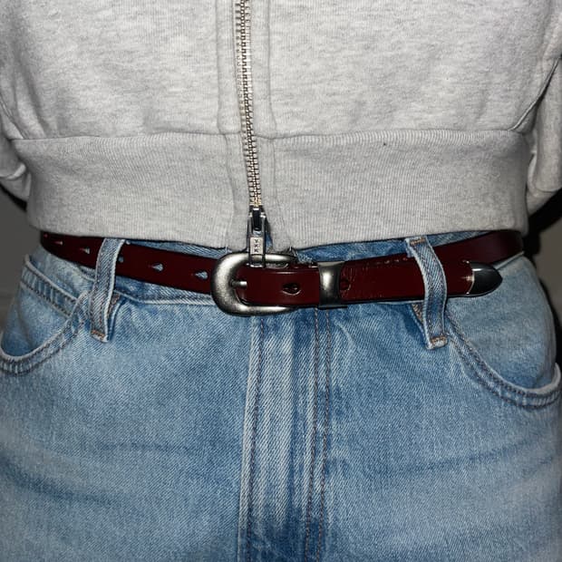 러스틱 리얼가죽벨트 (2cm) 아워레가시무드