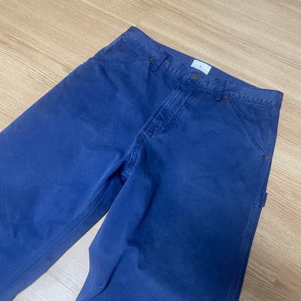 [M] A.TA CUT OFF CARPENTER PANTS (BLUE)