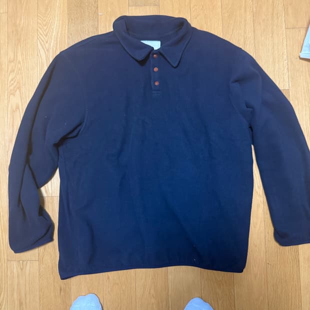 퍼렌 플리스 팔아요 2사이즈 네이비