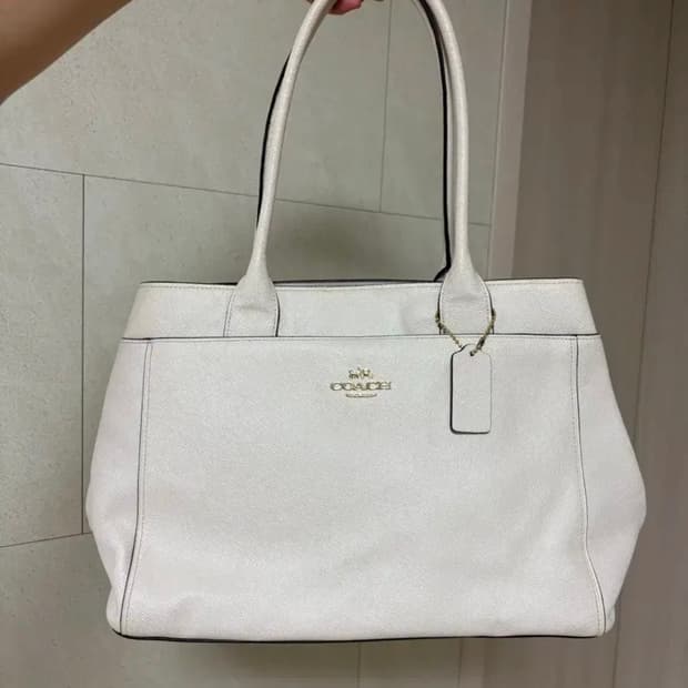Coach 코치 토트백 아이보리