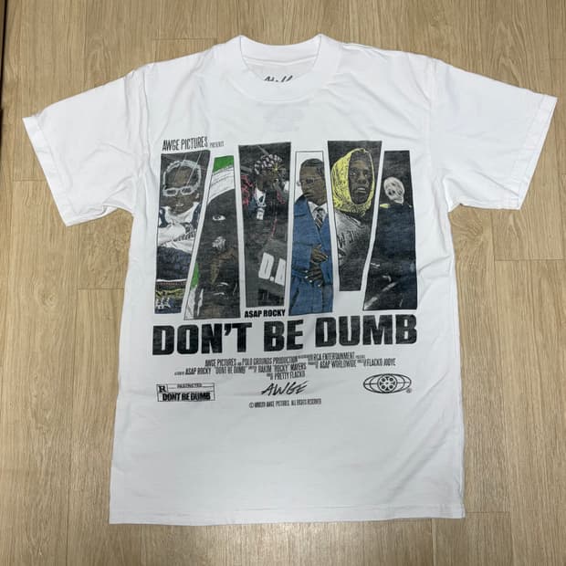 asap rocky 돈비덤 머천 s사이즈 새상품