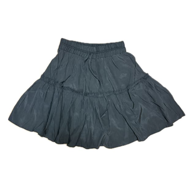 프릴 리본 블랙 스커트 고스로리 고딕