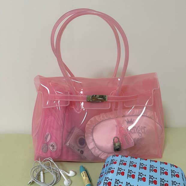 예약주문💗키키젤리버킨백 버블핑크💗