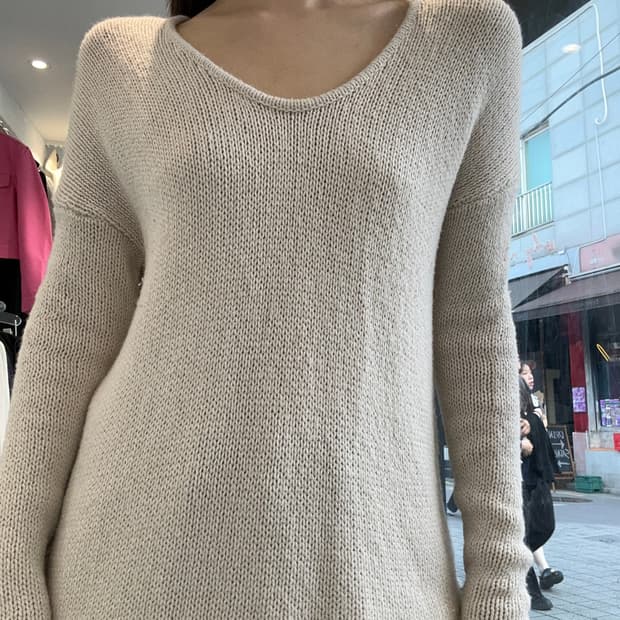 Helmut Lang Asymmetric Loose Fit Knit