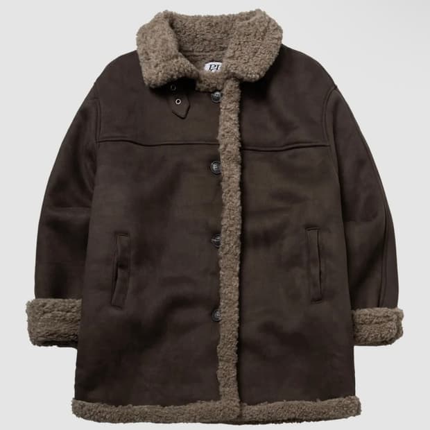 플레이스 스튜디오 브라운 무스탕 free