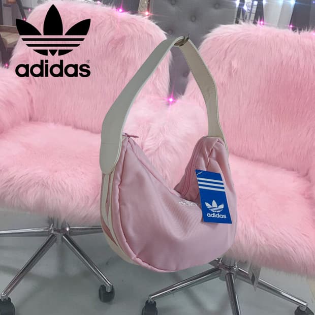 Vintage ADIDAS pink mini hobo 