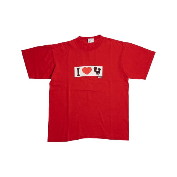 90's Porntar 'I love Cat(xussy)' 티셔츠