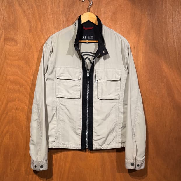 알마니 진스 폴리아미드 자켓 L