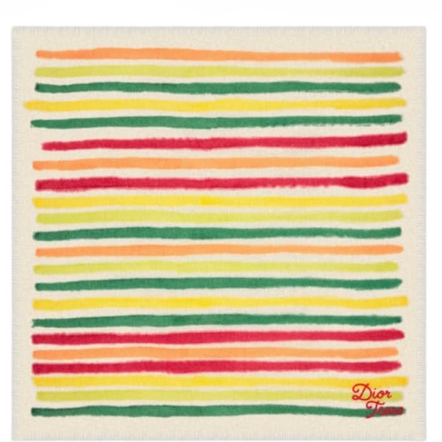 디올 티어스 알파카 블랭킷 새상품