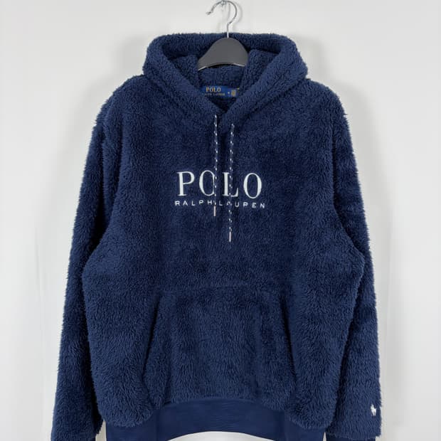 a43) 폴로랄프로렌 빅로고 플리스 후드티