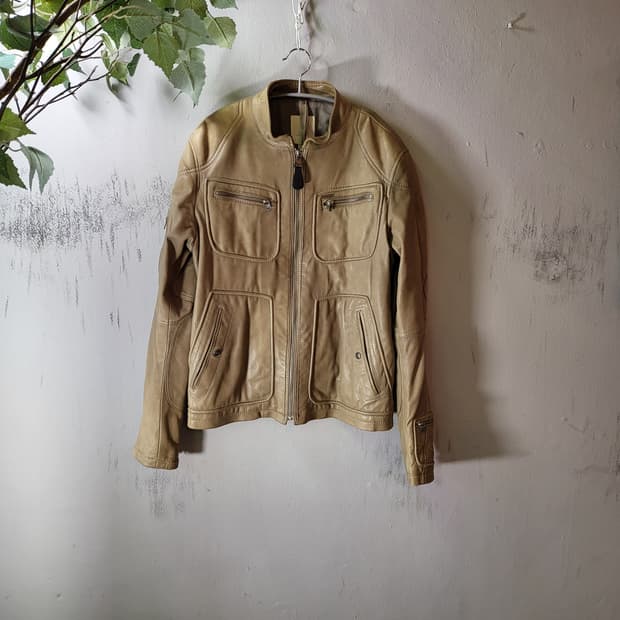 디젤 레더 바이커 자켓 (M)