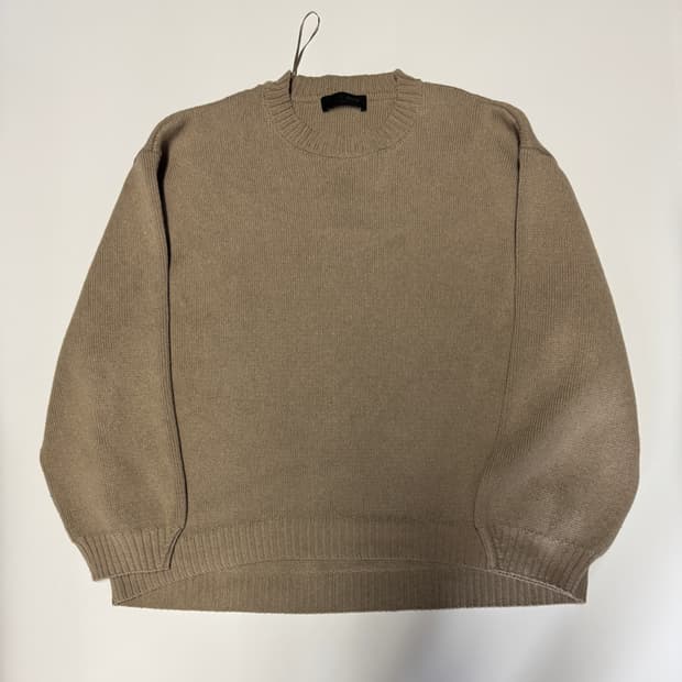 자라 ZARA 빅 사이즈 미니멀 헤비 코튼 니트 2XL