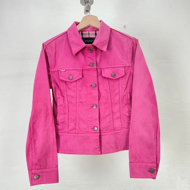 버버리 런던 멀베리 트러커 데님 자켓
