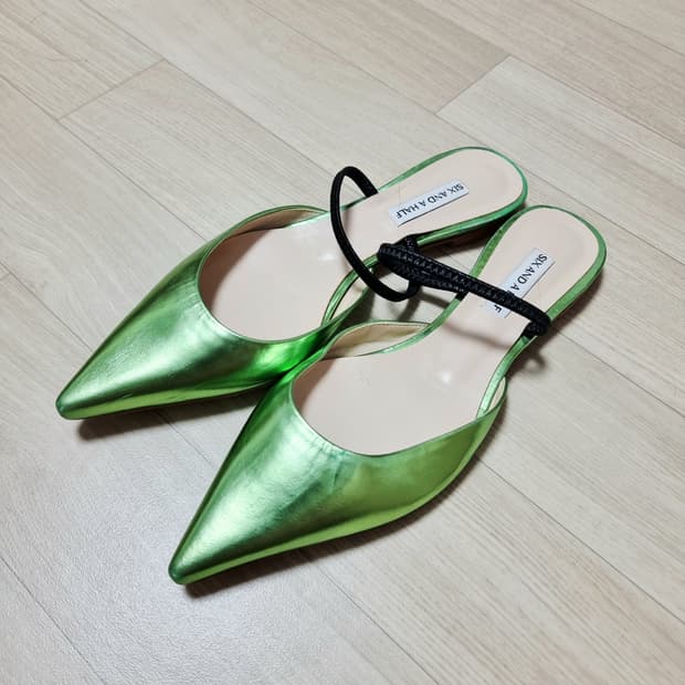 식스앤어하프 SIX AND A HALF 샌들 뮬 슈즈 (36.5/235)