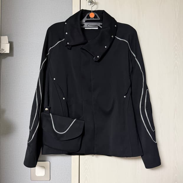 (48)24AW 키코 코스타디노브 찰리스 자켓 W BAG 블랙