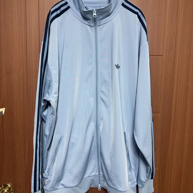 아디다스 베켄바우어 bb 스카이블루 트랙탑 져지 xl