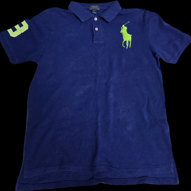 폴로 반팔 카라 셔츠