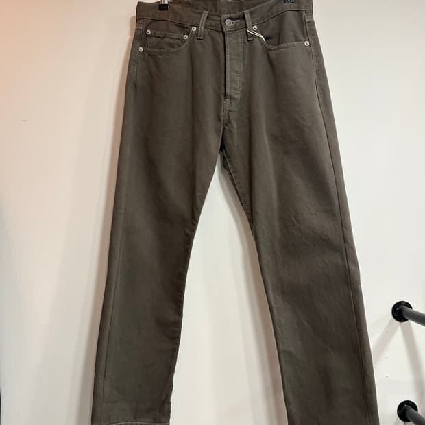 리바이스 501 올리브컬러 데님팬츠