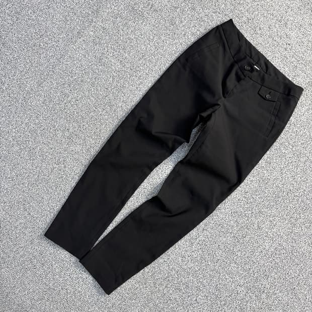 M 빈티지 여성 블랙 바지 0622J2