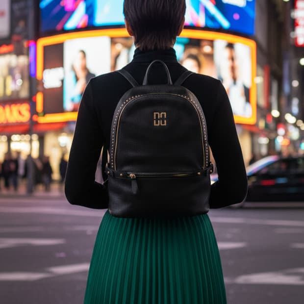 닥스 레더 백팩