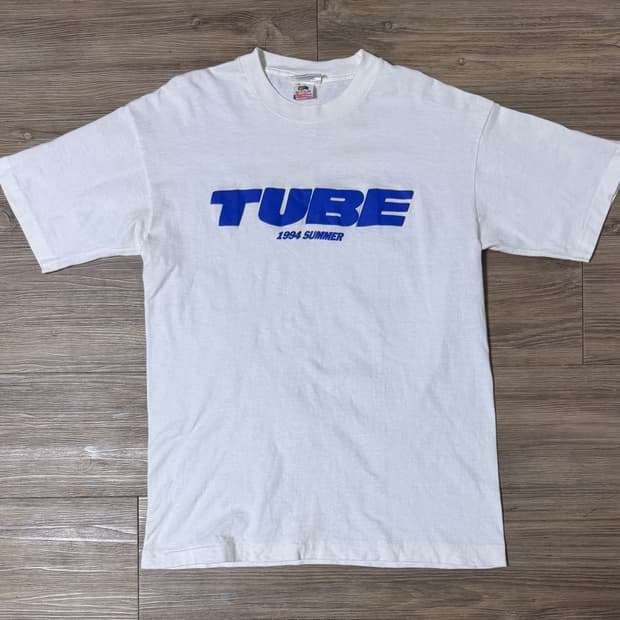 90s tube 밴드티 서머 록 정규 14집 usa