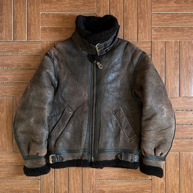 80‘s Avirex B-3 usa mouton flight jacket