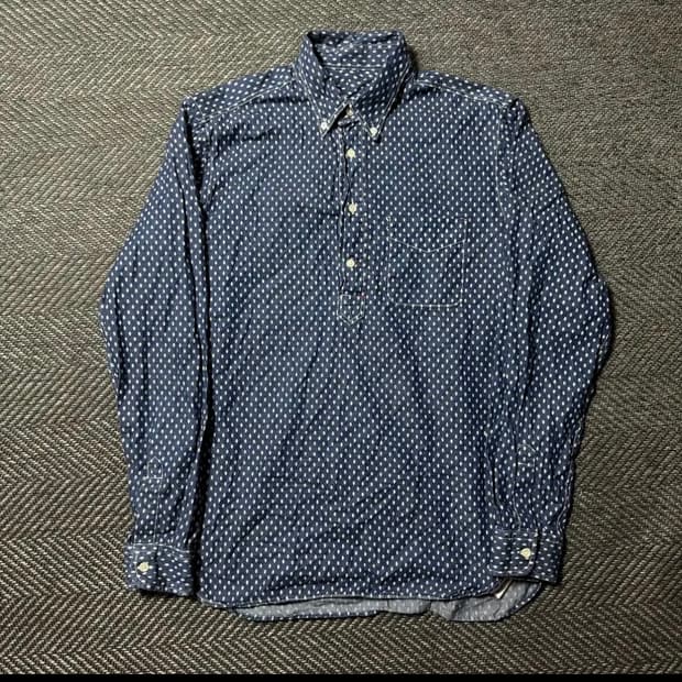 홈그로운서플라이 도트 하프 긴팔 셔츠 L