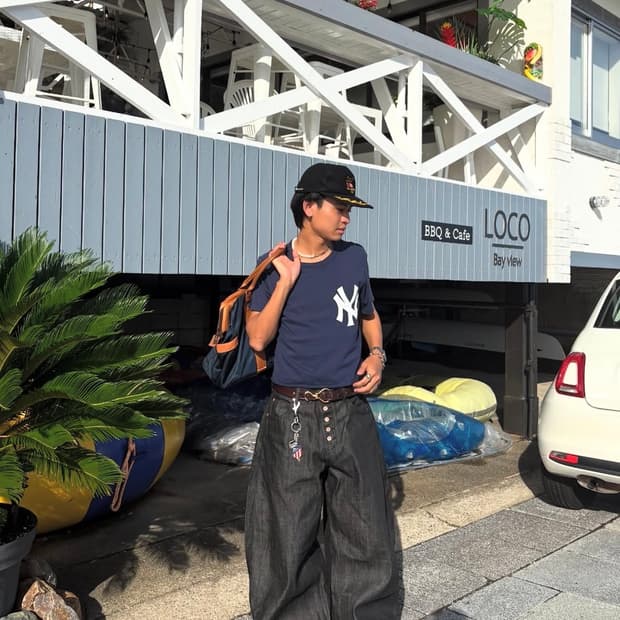 피플센스 Peoplesense 데님 L사이즈 실버버튼 (새상품)