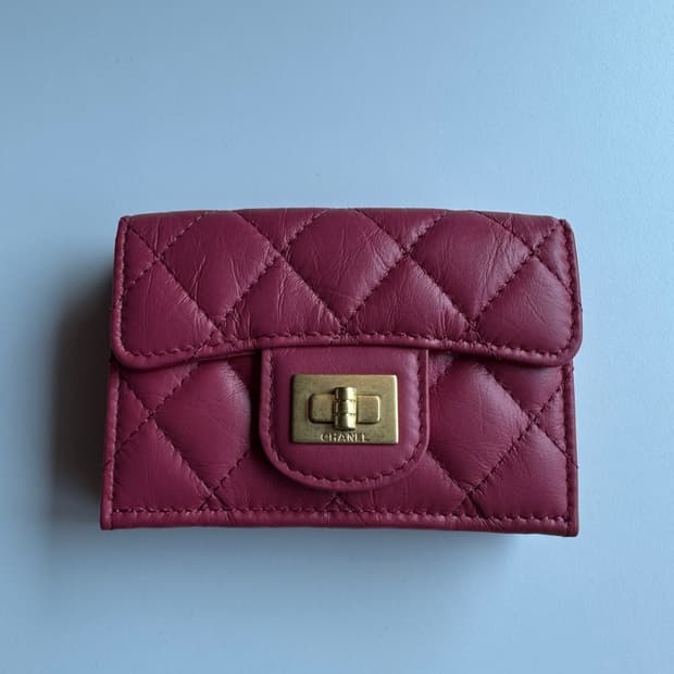 샤넬 빈티지 3단 카드지답