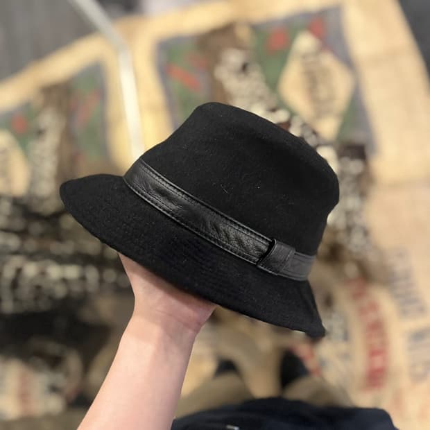 Hermès Rabbit Felt Calf Leather Trim Hat