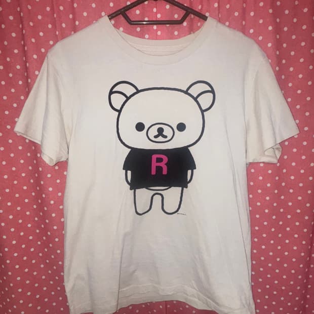 [Graniph] 그라니프 리락쿠마 프린팅 반팔 티셔츠