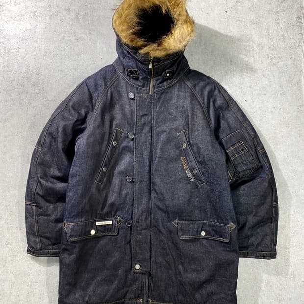 [L] Karl Kani 빈티지 칼카니 데님N-3B 파카