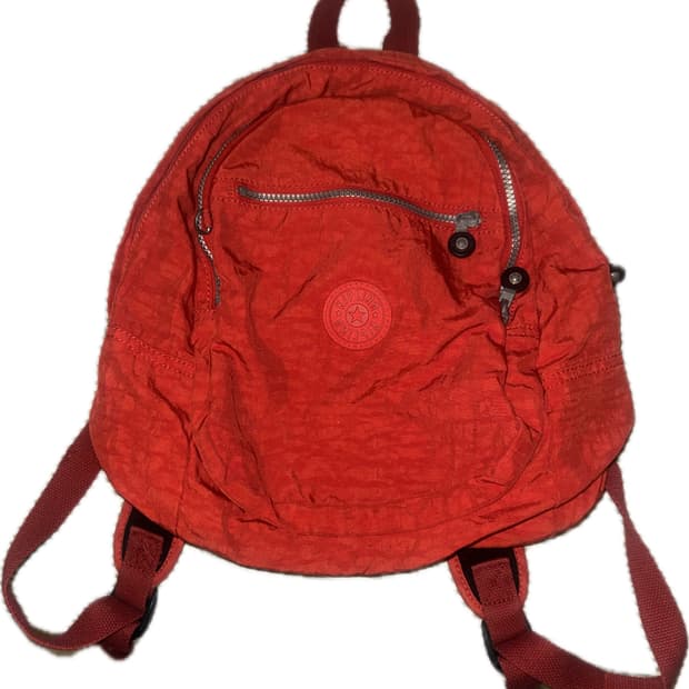 Kipling Red bagpack 키플링 레드 백팩