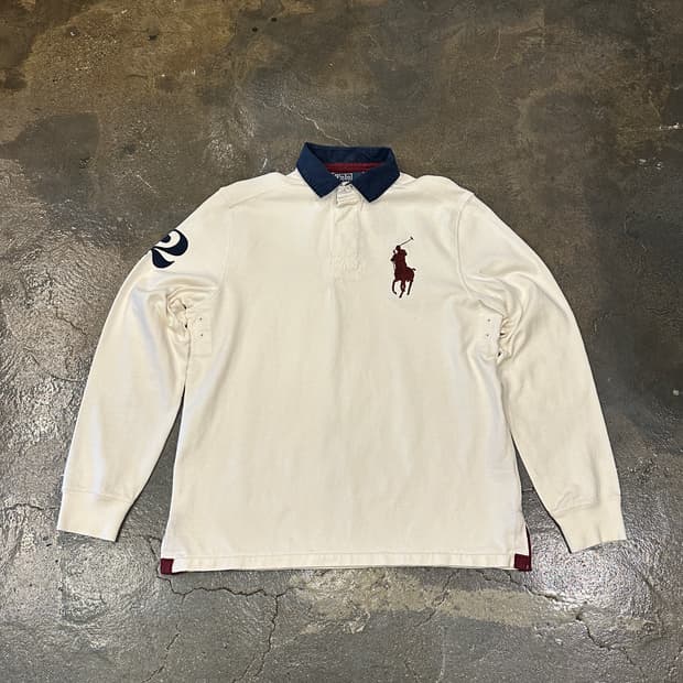 POLO 폴로 랄프로렌 빅포니 럭비티 L/S M
