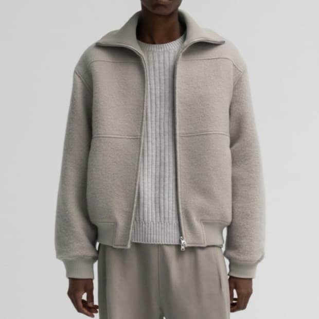 인사일런스 울 봄버 자켓