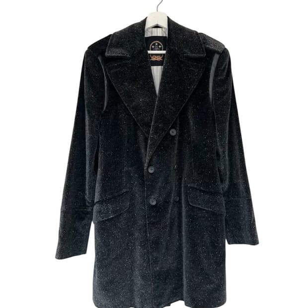 돌체앤가바나 2000s 벨벳 코트