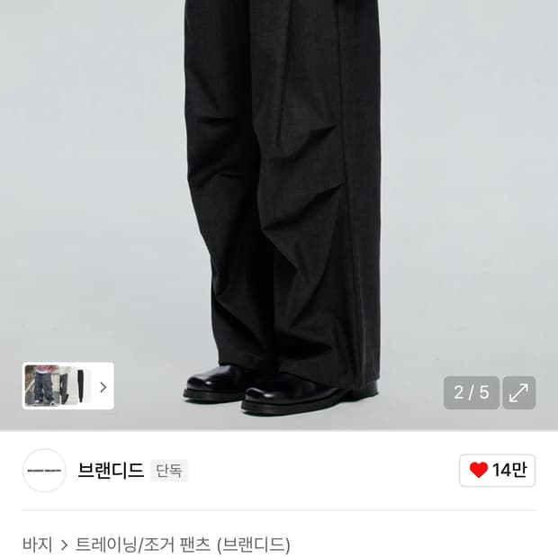28) 804 파라슈트 팬츠 인스펙터버전 브랜디드