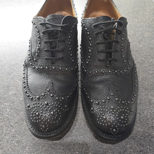 처치스 버우드 스터드 페블레더 UK7