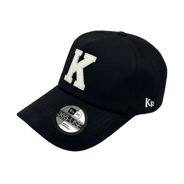 카미엔 x 코인서울 K 로고 볼캡 블랙