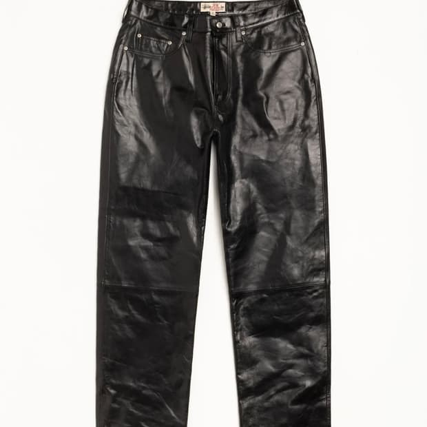 스투시 레더팬츠 30사이즈 NEW CLASSIC PANT LEATHER