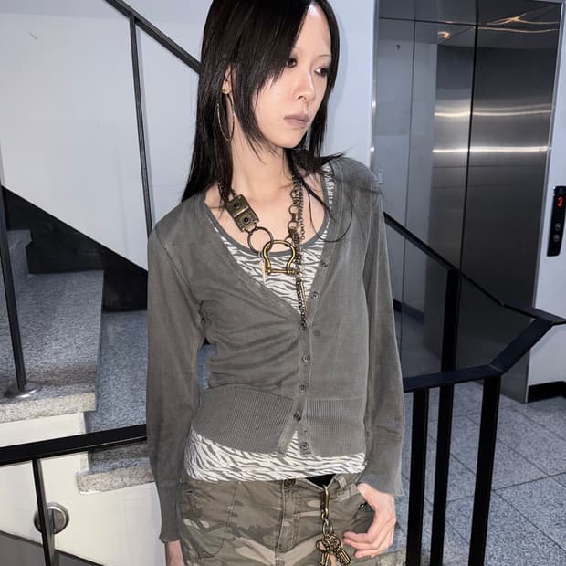 grunge cardigan
