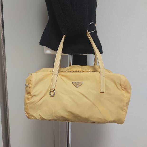 프라다 빈티지 나일론 보스톤백 (정품)