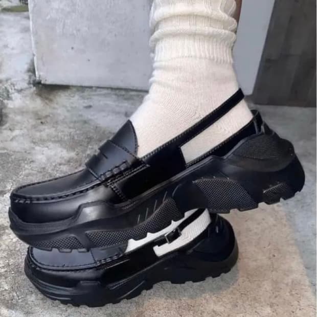 akiko aoki strab loafer 아키코아오키 가죽 스트랩 로퍼