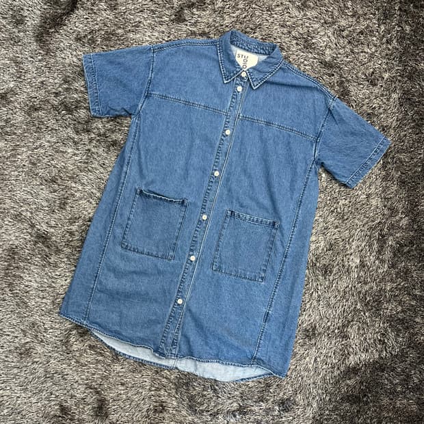 24년 스튜디오톰보이 데님 원피스 (ONE SIZE)