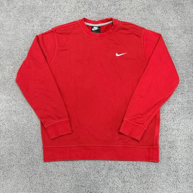 (XL) 나이키 스우시 맨투맨 레드