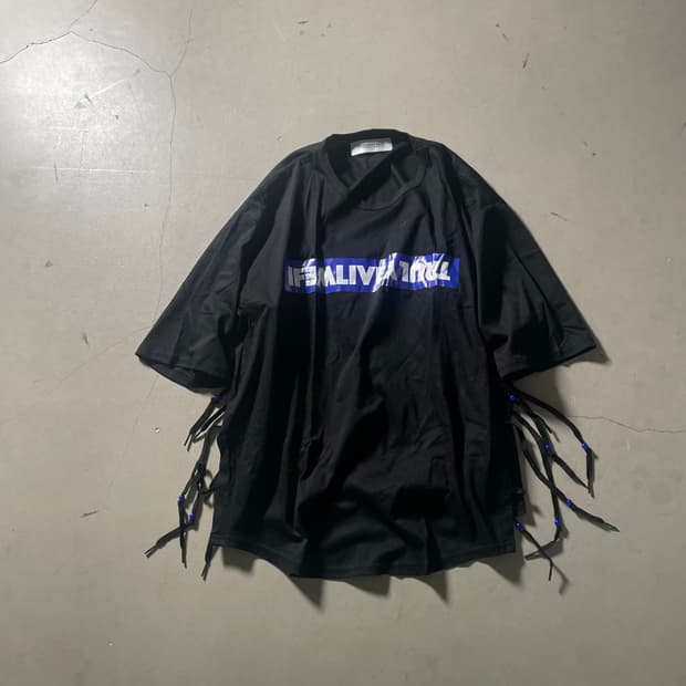 디스커버리 Side Fringe Oversized T-Shirt